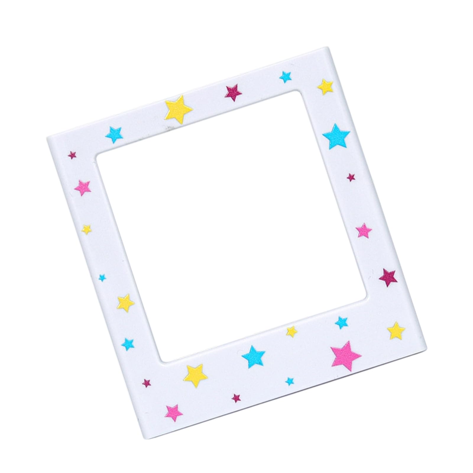Attachment Photo Frame Square Design with Decorative Borders for Refrigerator Display HassleFree Installation Not Damage Multiple Design Frame