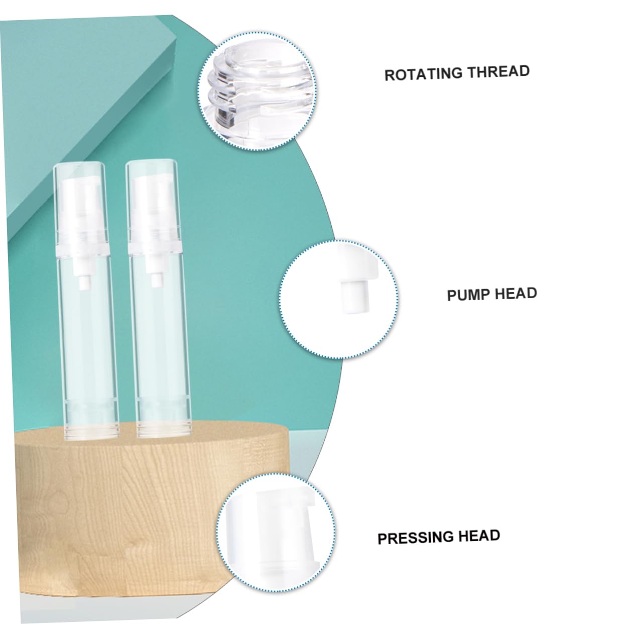 POPETPOP 36piezas Botella De Viaje Rellenable De Presión y Vacío Para Cosméticos y Cuidado Piel Para Hogar y Viajes Contenedor Transparente y Ligero
