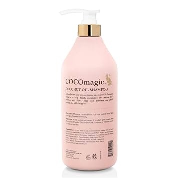 CocoMagic Nourishing Shampoo | Coconut Oil and Botanical Extracts | Strengthen, Restore Softness and Shine | Paraben Free (32 oz)