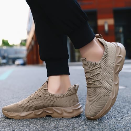 Image of Womens Walking Shoes Slip on Running Tennis Sneakers Non Slip Workout Athletic Gym Sports Breathable Mesh Lightweight Comfortable Fashion Casual Soft Sole