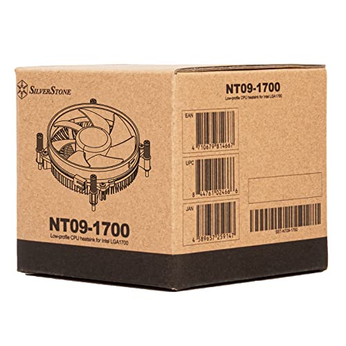 Image of SilverStone Technology NT09-1700 Low-Profile CPU heatsink for Intel LGA1700, SST-NT09-1700