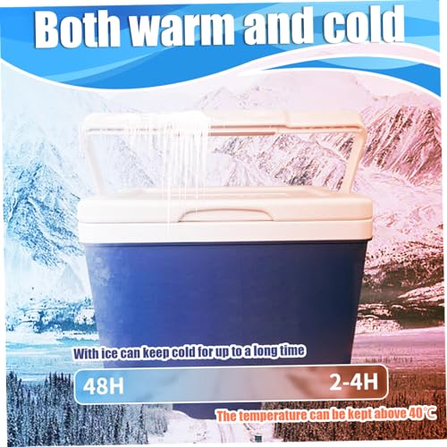 Mini glacière rigide isolée 10L avec poignée pour camping - 7