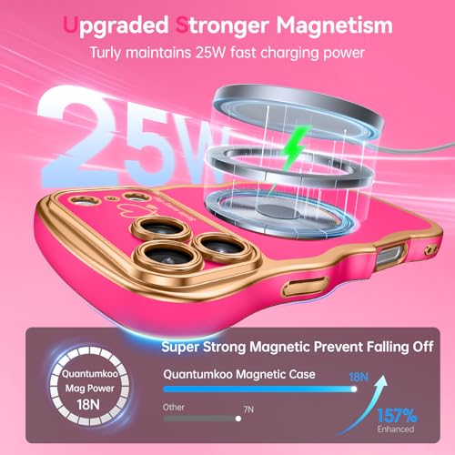 Protection iPhone 17 Pro Max rose vif pour vos sorties et selfies - 3
