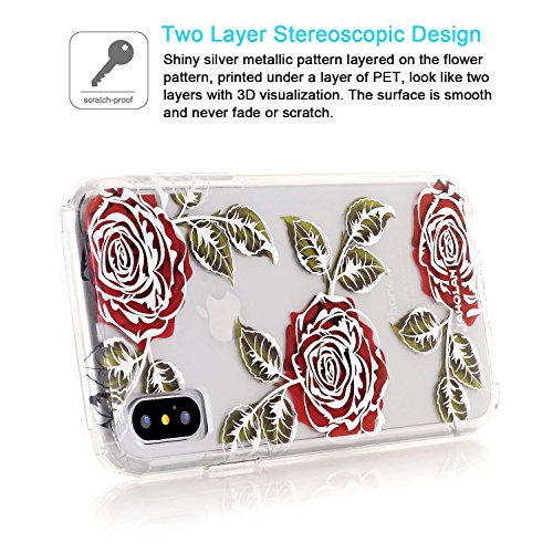 Coque protection iPhone X fleurie idée cadeau idéale filles - 3