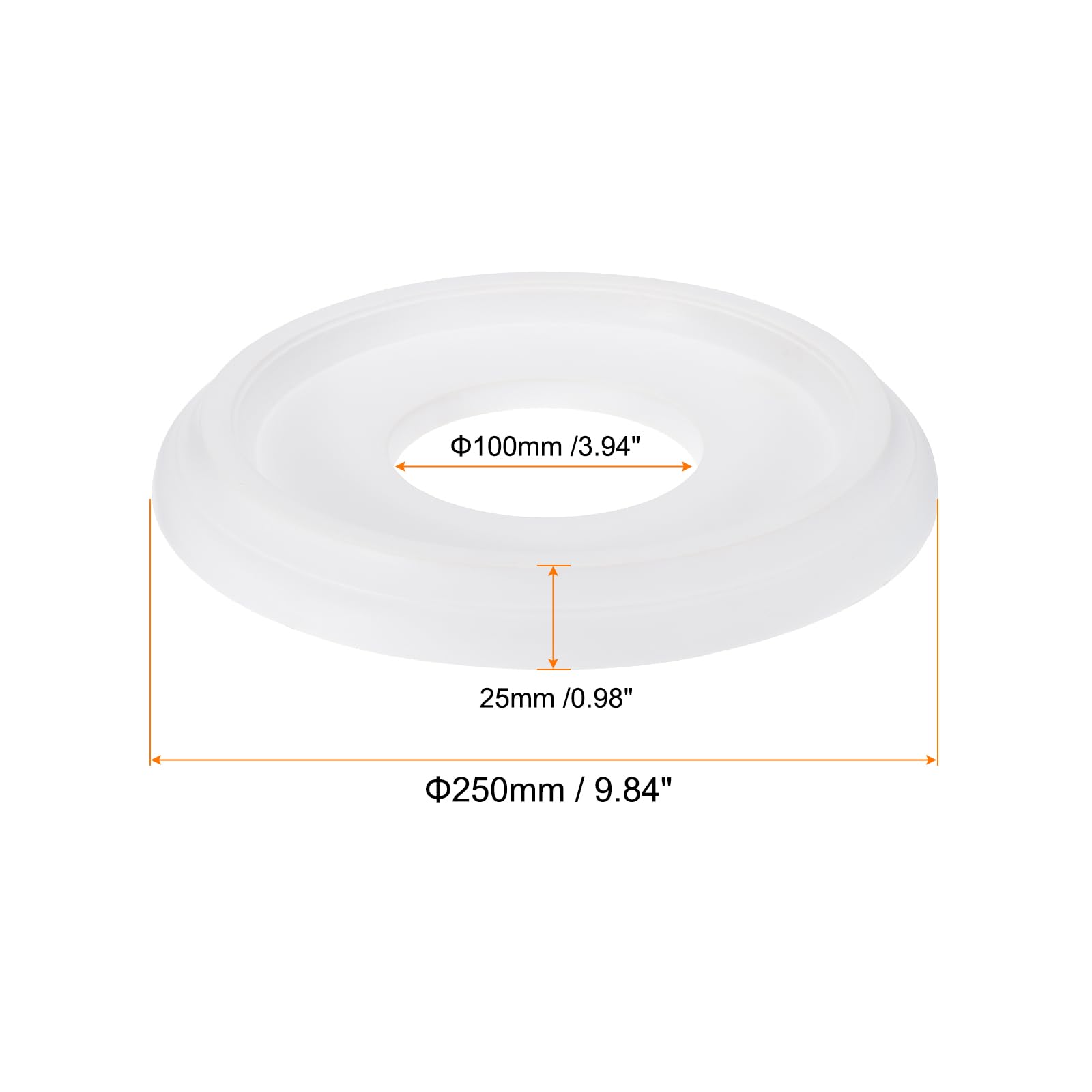 PATIKIL Deckenmedaillon, 10" OD x 4" ID PU Dekoratives Deckenleuchten-Medaillon Kronleuchter-Medaillon Traditionelle Deckenleuchten-Abdeckplatte für Deckenleuchtenventilatoren, Weiß