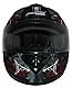 protectWEAR Motorradhelm FS-801-99R schwarz/rot-Gr.L