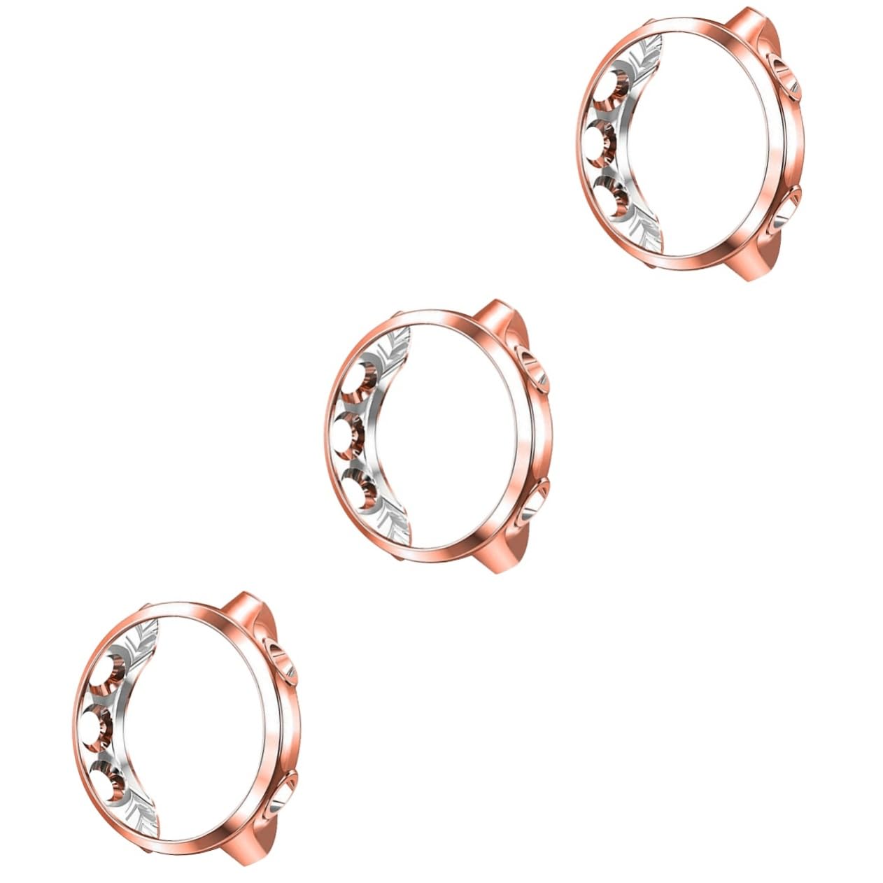 Housoutil 3pcs Watch Cover Screen Protector Reloj Inteligente Watch Guard Case Watch Shock-Proof Cover -Resistant Case Watches Protective Frame Cover Case Bumper Cover Intelligent