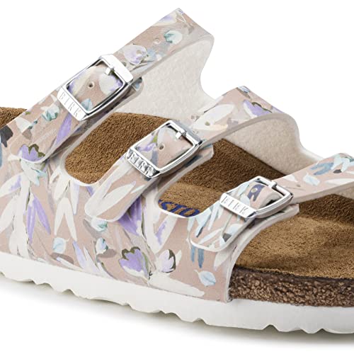 Image of Birkenstock Florida Fresh Birko Flor Floral Fades Crystal Rose Sandals