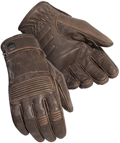 Cortech Men's Duster Leather Motorcycle Gloves (Brown, XXX-Large)