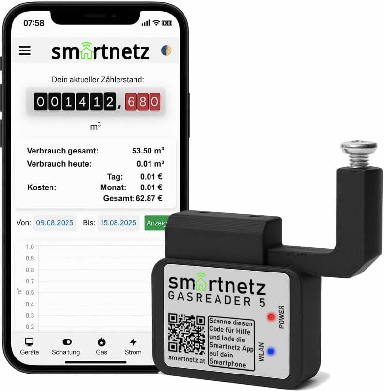 medidor de gas con conexión wifi marca AURUM