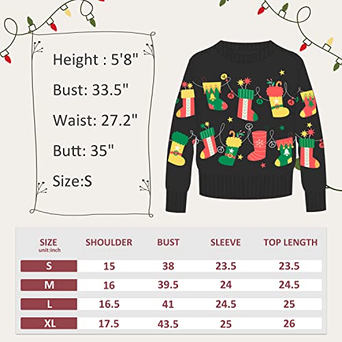 Lubot New Ugly Christmas Sweaters For Women Men Cute Fuzzy Funny Wintertime And Holiday Parties Knitted Pullover Sweater Beige #TOP5