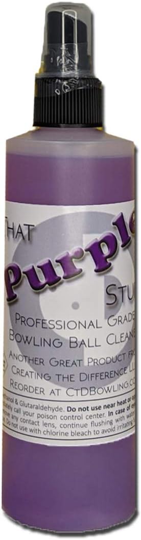 Creating the Difference Basic Bowling Ball Starter Kit | That Purple Stuff | 8 oz | CTD Power Pad | USBC Approved | Removes Dirt, Oil & Scuff Marks | Bowling Ball Cleaning Kit | Bowling Supplies