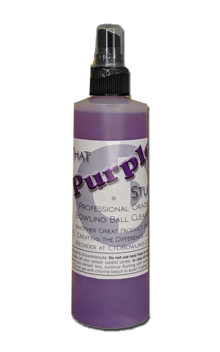 Creating the Difference That Purple Stuff Professional Grade Bowling Ball Cleaner | USBC Approved | Removes Dirt & Oil | Restores Tackiness and Performance