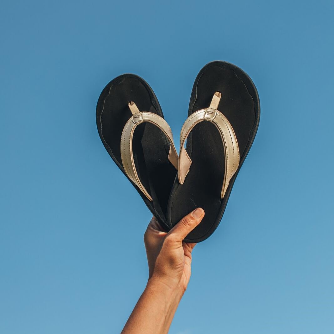 OLUKAI Ohana Women's Beach Sandals, Water Resistant Flip Flops, Arch Support & Comfort Fit, Lightweight & Durable, Enhanced Grip & Traction - Image 2