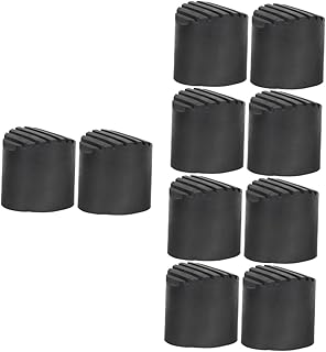 DOITOOL 10 pcs Ladder Anti-Skid Mat telescoping Ladder Non- Ladder Rubber Tips Ladder Protective Covers Base
