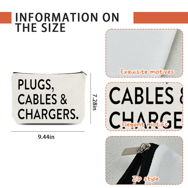 ShiQiao Travel Cable Organizer Bag with Silicone Ties - Tangle-Free Storage - Image 6