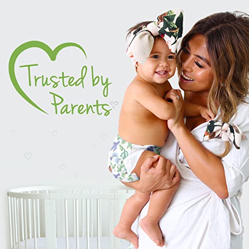Image of PureBorn Organic Natural Bamboo Baby Disposable Diapers-Size 2 By Fratelli|From 3 To 6 Kg|Assorted Print|Premium Super Soft| Maximum Leakage Protection|Eco Friendly Nappies|New Born Essentials S2-192s
