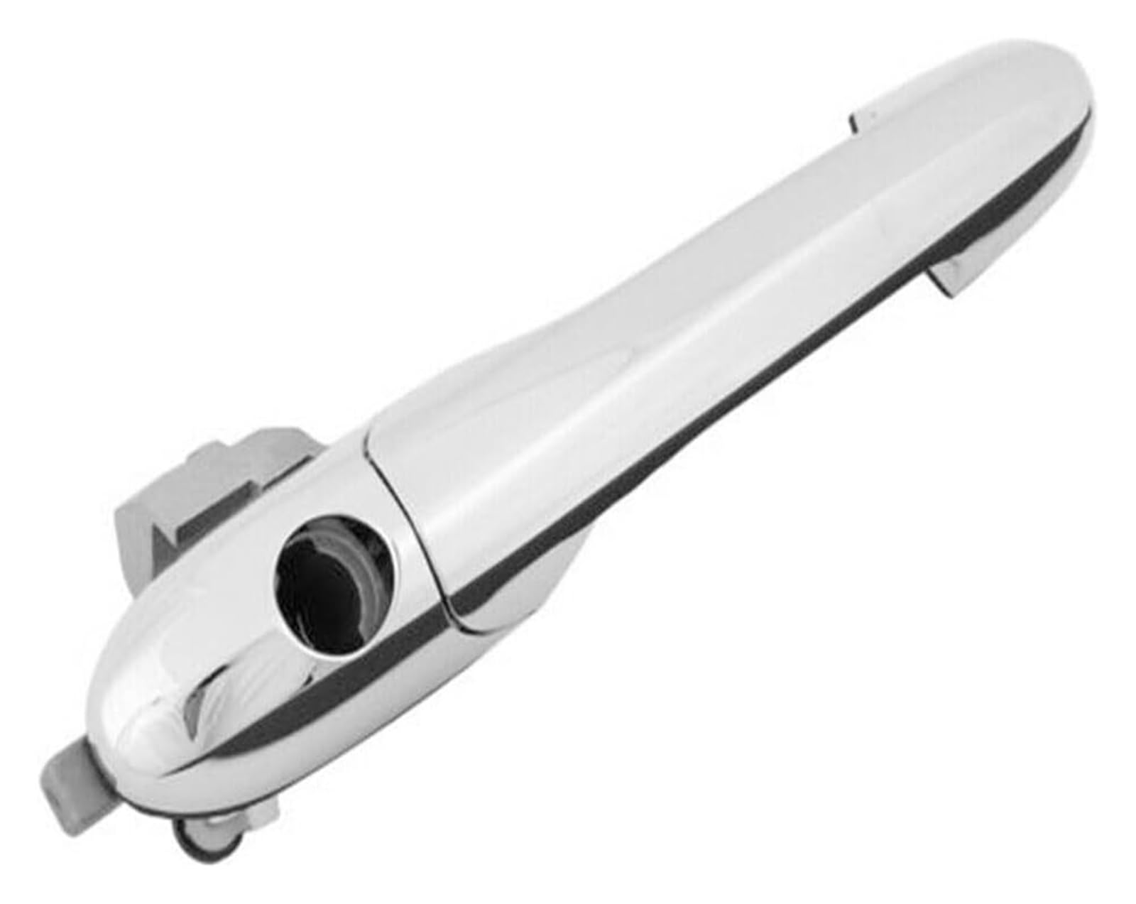 Qwqthgs Right Driver Side Car Exterior Door Handle Cap For Fiat 500 735592026 Right Hand Driving Car Driver/Passenger Side Chrome Handle Exterior Outer Door Replacement(Right Driver Side)