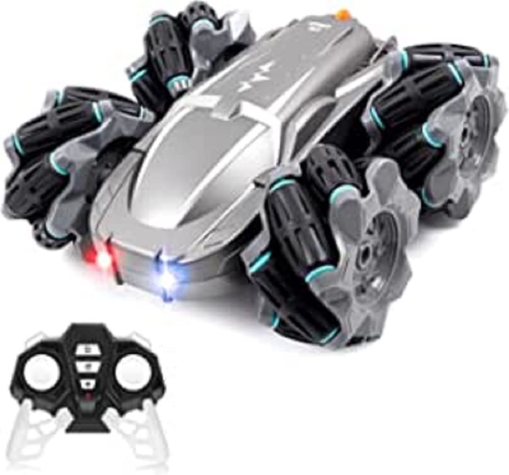 Crizer RC Stunt Car for Kids: Drift, 4WD Off-Road, 2.4GHz Remote Control, Double-Sided, 360° Rotation, USB Rechargeable, LED Lights - Ultimate Toy Gift (B0C3HMSPJJ) Amazon Price History, Amazon Price Tracker
