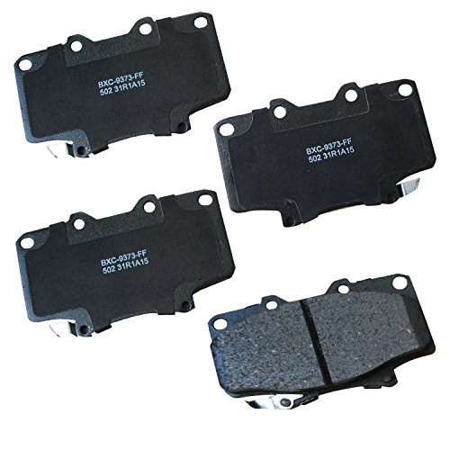Image of Bendix Premium SBC502 Ceramic Front Brake Pads for Lexus LX450 1997-1996, Toyota Land Cruiser 1997-1991