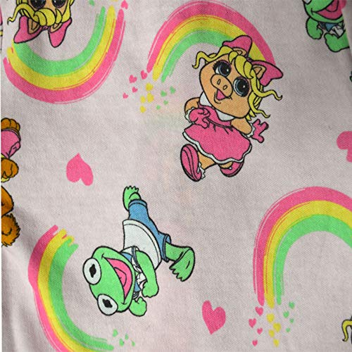 Komar Girls Disney Junior Muppet Babies Miss Piggy Cotton Sleeper (0-3 Months)
