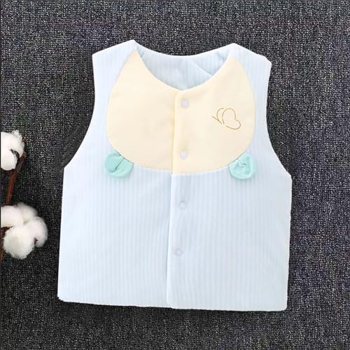 Infant Girl Fleece Vest Sleeveless Trendy Sh𝐞rpa Butterfly Print Jackets Newborm Boys Lightweight Warm Waistcoats4