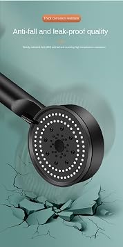5 Function High Pressure Adjustable Shower Head