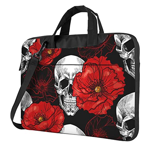 Sac ordinateur portable étanche et antichoc avec son motif tête de mort rebelle