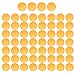 plplaaoo Table Tennis Balls Training Pong Balls Intermediate Level Durable Plastic High Elasticity for Practice Matches Outdoor Sports 60Pcs Canned (Yellow)