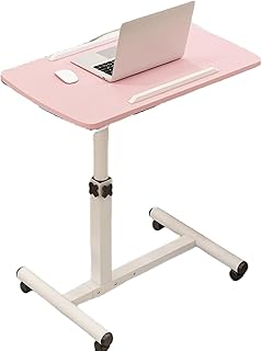 MengAiGu Computer Desk, Rolling Table, Side Table, Game Table, PC Desk, Game Desk, Movable Desk, Learning Desk, Elevating Desk, Small, Folding Work Desk, Height Adjustable, 360° Movable, For Home