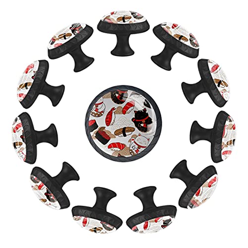 Boutons de tiroir poisson japonais 35mm pour commode de chambre d'enfant