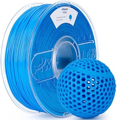 23 – Amolen Rebound PEBA 90A Flexible Filament, 1.75mm 3D Printer Filament, 78% Energy Return & 20% Lighter, High-Speed Printing Lightweight for …