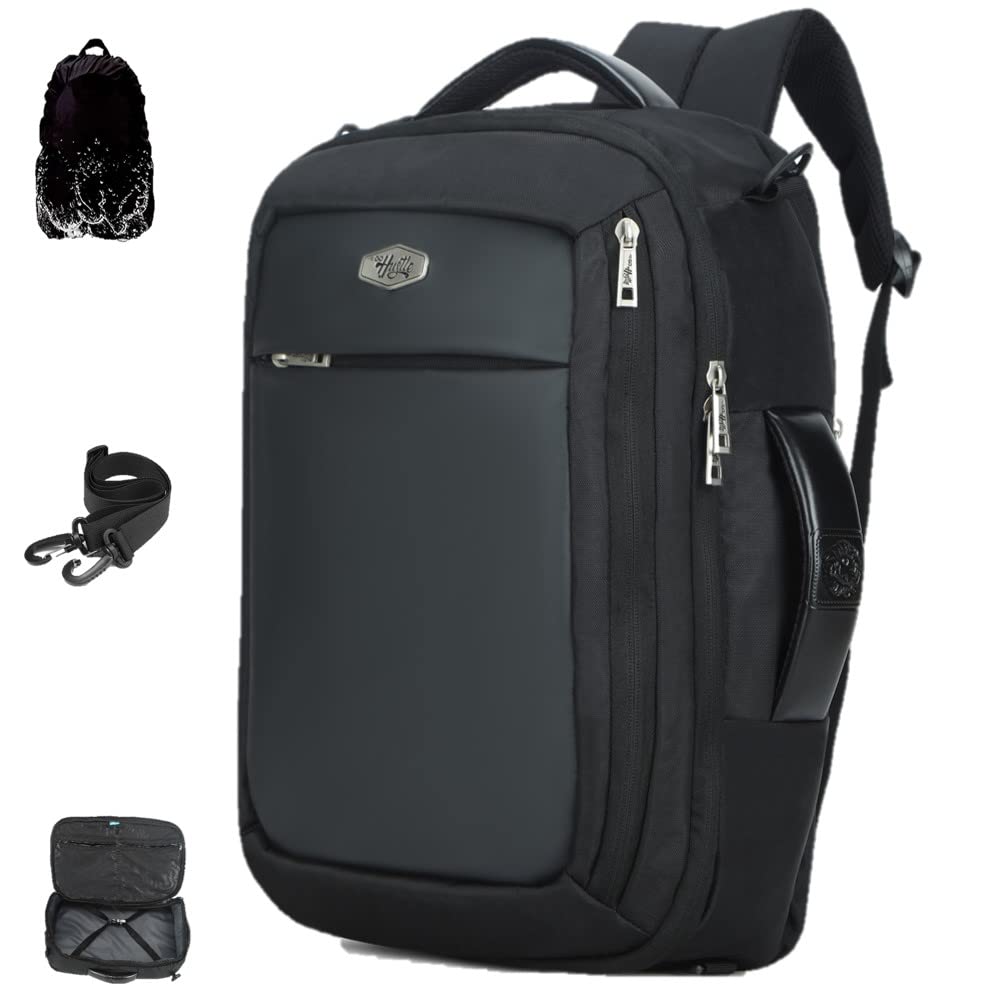 GoHustle Business Class Convertible Laptop Backpack Bag | Waterproof Raincover | 30L, Upto 15.6 inch laptop bag, Keyholder & Organizer, Black Color (B0BM99GZ2K) Amazon Price History, Amazon Price Tracker