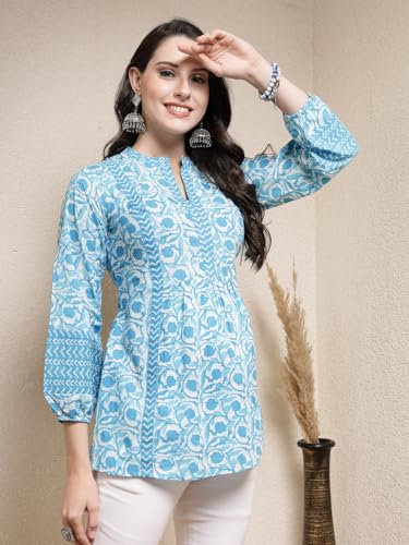 Image of Stylum Women's Floral Printed Cotton Top