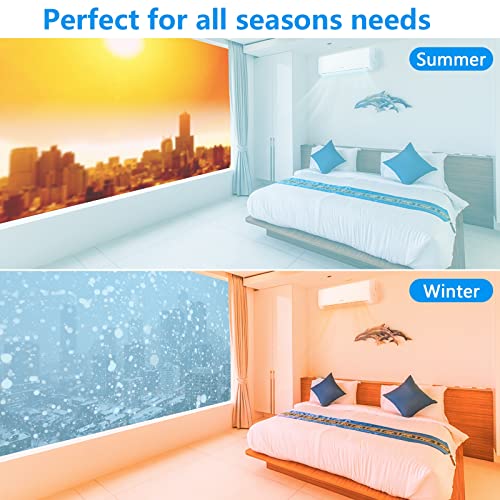 Rovsun 9,000 Btu Mini Split Ac/Heating System With Inverter, 19 Seer 115V Energy Saving Ductless Split-System Air Conditioner With Pre-Charged Condenser, Heat Pump, Remote Control & Installation Kit #TOP4