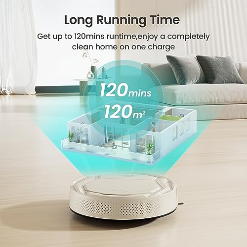 Lefant M210P Robot Vacuum M210 Pro, 2200Pa Suction,120 Mins Runtime, Self-Charging Slim Robotic Vacuum Cleaner thumb #6