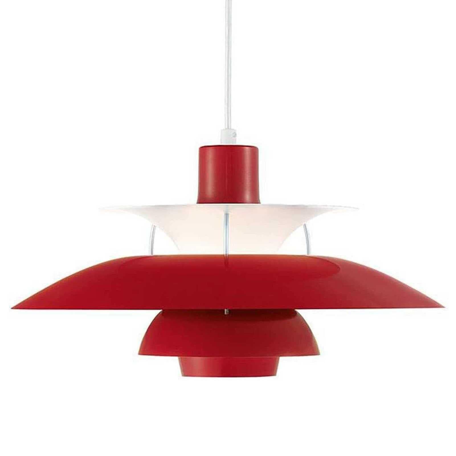 LYMSXAZOU Industrial Pendant Lamp, PH5 Dome Light Fixture, Non-Glare Lighting Ceiling Light, Chandelier for Kitchen Island Dining Room Bedroom