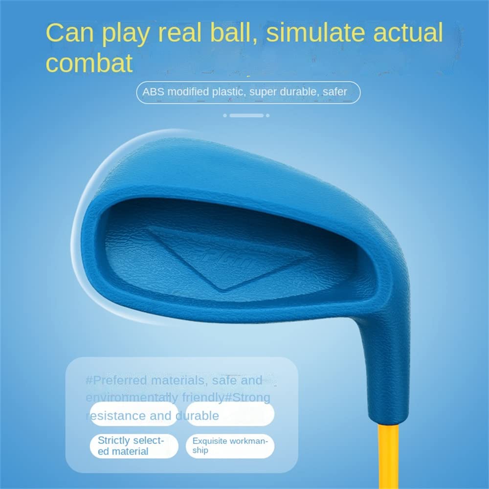 Hierros para palos de golf junior con eje de carbono y superficie extra grande