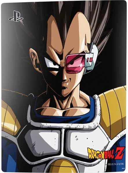 Miniatura 2 de Skinit Decal Gaming Skin Compatible with PS5 Bundle - Officially Licensed Dragon Ball Z Vegeta Portrait Design