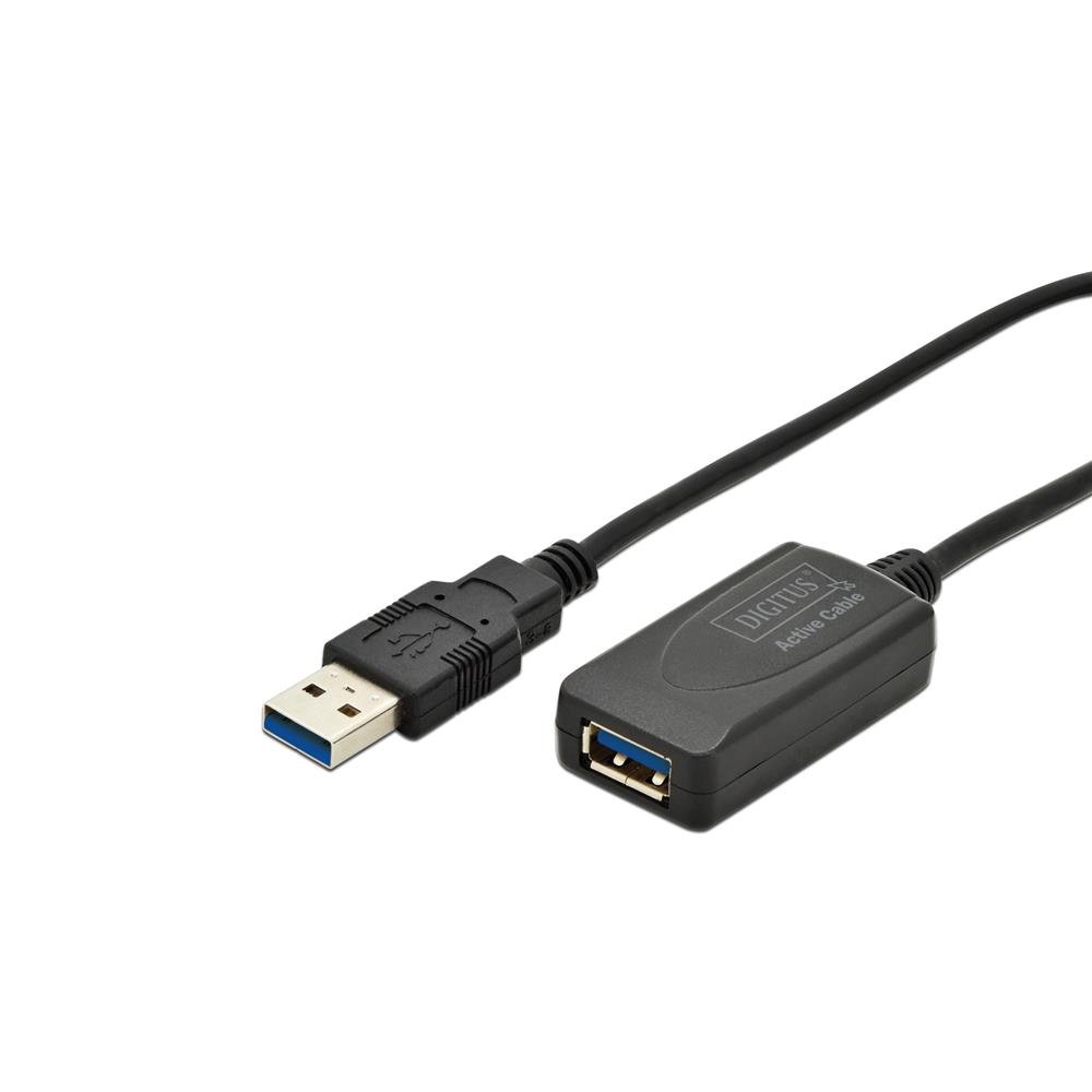 Digitus Câble de rallonge actif USB 3.2 Gen1 – 5 m – 5 Gbit/s
