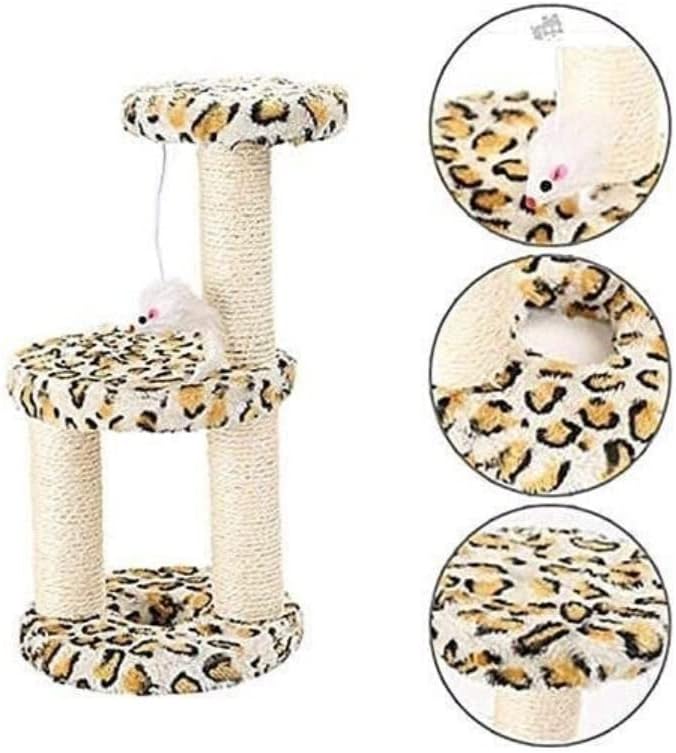 猫ハウス サイザル麻猫登山フレーム猫の木ペット猫おもちゃ3層猫登山フレーム猫スクラッチポスト子猫スクラッチポスト キャットタワー