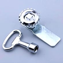 Tooloflife Gas Meter Lock with Triangle/S Type/Square Socket Wrench Zinc Alloy Metro Pull Door Lock Multifunctional Electric Cabinet Lock