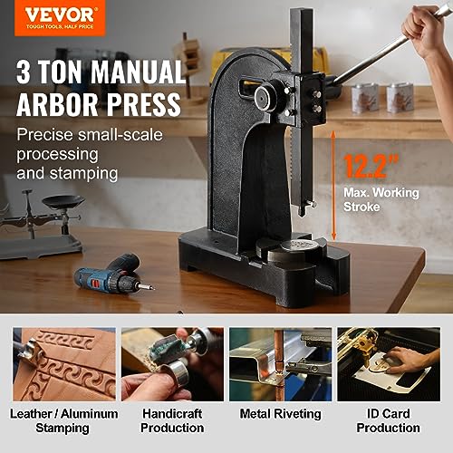 VEVOR 3 Ton Manual Arbor Press