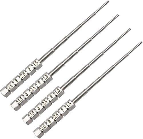 Miniatura 1 de 4 piezas de bobina de acero inoxidable Jig 0.059 in-0.138 in Micro Coil Jig Wick Wire Coil DIY herramienta herramienta de bobinado