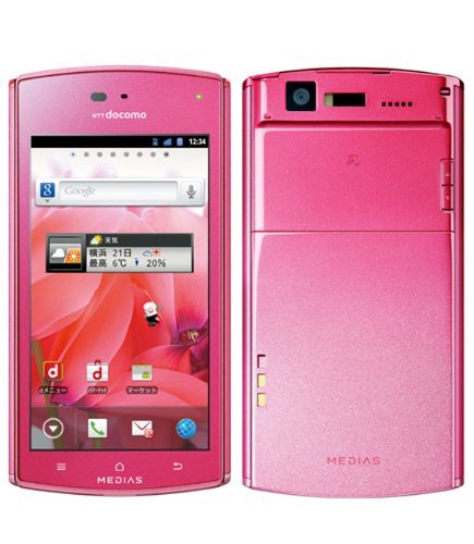 Amazon | MEDIAS ES N-05D docomo [Pink] | スマートフォン本体 通販