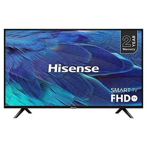 Hisense H43A6200UK 43-Inch 4K Ultra HD Smart TV - Black, Operating System VIDAA