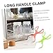 CORHAD 2Pcs Detachable Clamp Anti-Slip Design High Temperature Resistant Baby Multi-Function Clamp for Easy Cleaning