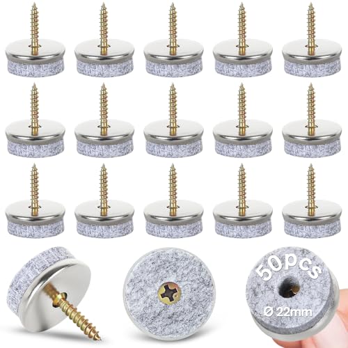 Gucass JJMZDJ-HT 50 Stück Filzgleiter