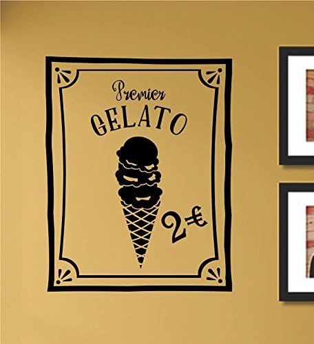 Miniatura 2 de Premier Gelato - Adhesivo decorativo para pared, diseño de helado italiano