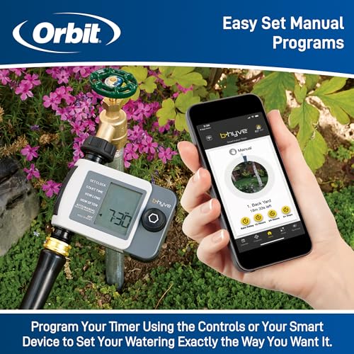 Image of Orbit 24516 B-hyve XD Smart Hose Watering Timer with Wi-Fi Hub, 1-Port (Pack of 3)